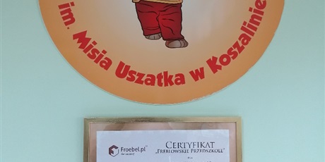 Certyfikat Przedszkola Freblowskiego 