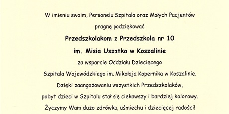 Podziękowanie 