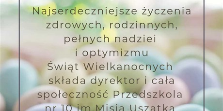 Życzenia wielkanocne 