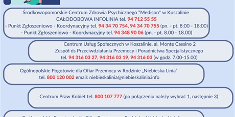 Wykaz placówek, stowarzyszeń, fundacji udzielających pomocy psychologiczno-pedagogicznej.
